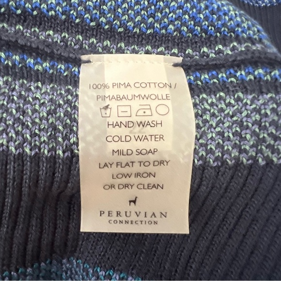 Peruvian Connection Scoop Neck Fit and Flare Patterned Knit Mini Dress - Picture 5 of 5